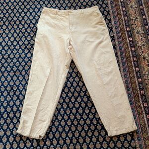 Uniqlo Linen Cotton Tapered Pants